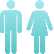 男女比のイメージ