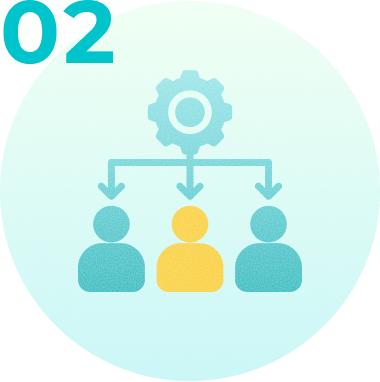 安定した人材供給体制