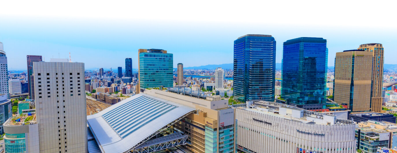 大阪駅の街並み