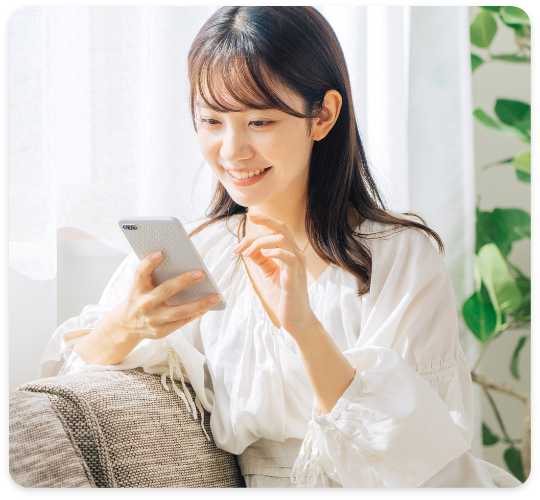 いつでもどこでもマイページから申請可能！