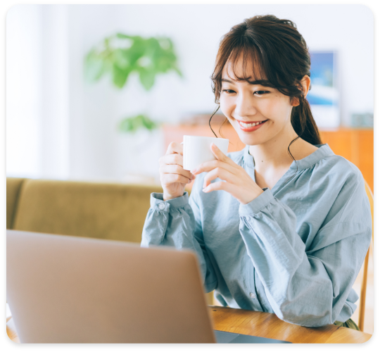 いつでもどこでもマイページから申請可能！